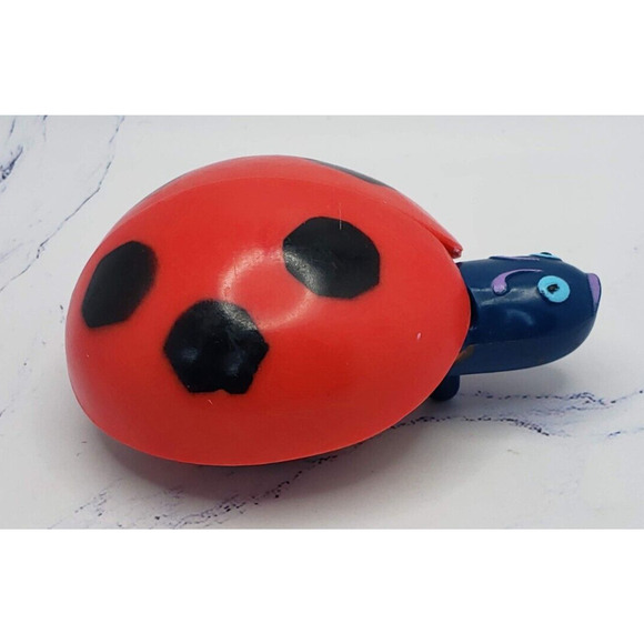 1990 McDonalds Eric Carle The Very Grouchy Ladybug Finger Puppet #2 - Picture 2 of 7